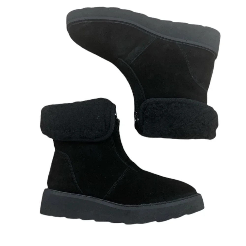 NWT Aussie‎ Merino black suede Amelia style size 6